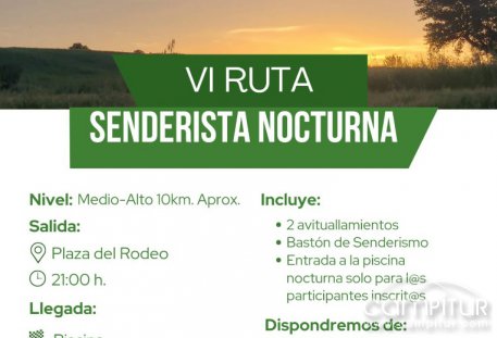 Campillo de Llerena se Prepara para la VI Ruta Senderista Nocturna